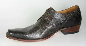 7965 Sendra Zapatos De Cordones ROLLING Barbados Vintage Cosido A Mano - Imagen 1 de 5