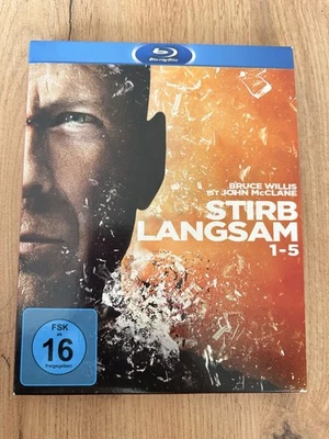 Stirb Langsam 1-5 Blu-Ray Box Bruce Willis Klassiker Wie Neu FSK 16 - Bild 1 von 4