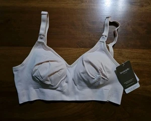 Bravado Designs Chalk Pink Wireless Nursing Maternity Bra Women's Size Small NWT - Picture 1 of 9