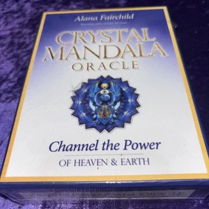 NUOVO Crystal Mandala Oracle Kit Carte Canalizzazione Spirito Psichico Cielo Terra Guarigione - Foto 1 di 2