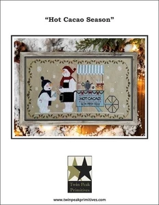 Hot Cacao Season by Twin Peak Primitives cross stitch pattern - Picture 1 of 2