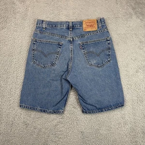 Vintage Levi's 505 Herren Shorts 33 (31 Fit) Blau Jeans Denim Straight Y2K - Bild 1 von 12
