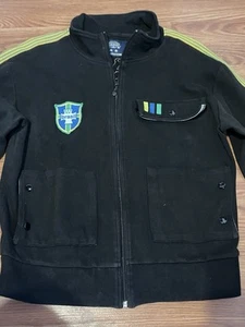 VINTAGE Five Star Brasil "1966 World Cup" RARE Brazil Soccer Black Sz S - Picture 1 of 5