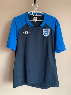 England Training Football Shirt Polo Umbro Soccer Jersey Size L - Image 1 of 4