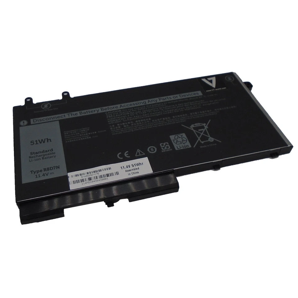 Laptop-Akku V7 D-W8GMW-V7E Schwarz 51 Wh 97 WH 8500 mAh - Bild 1 von 1