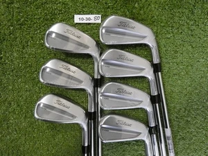 Titleist 2025 T100 Forged Irons 4-P AMT White Stiff Steel New - Picture 1 of 8