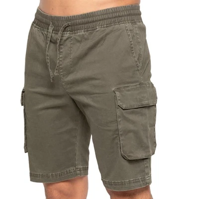 Pantalones Cortos de Carga Enzo Para Hombres Elásticos Verano Informales Pantalones de Combate Tallas UK Foto 1 de 2