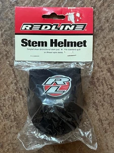 Vintage NOS Black REDLINE STEM HELMET COVER PAD Old School BMX Racing Freestyle - Picture 1 of 3