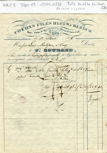 Dépt 69 - Lyon 10 Rue Sala - Belle Entête d'une Filature du 13/04/1836 A Voir !! - Picture 1 of 1