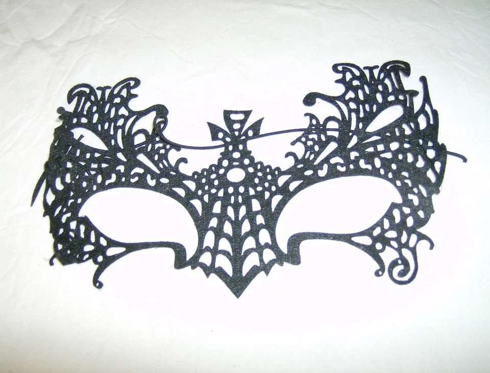 Gotic Maske Farbe Schwarz - Bild 1 von 1