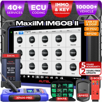 2025 Autel IM608 Pro II IM608S II 1MM0  Programming + G-BOX3 APB112 IMKPA Kit - Bild 1 von 4