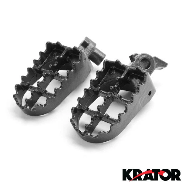 Clavijas de pie grises Motocross MX para Yamaha / Honda YZ250 YZ400 WR400F CR250R CR500R Foto 1 de 4