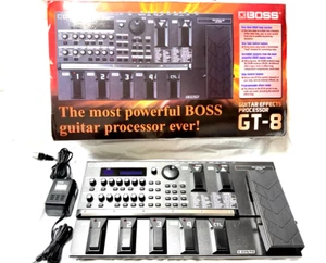 Boss GT-8 Guitar Effects Processor Used, Fully Tested Original Box &Adapter - Picture 1 of 13