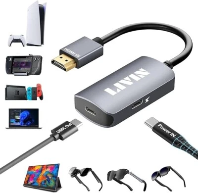 LIVIN HDMI to Type-C AR/XR Smart Glass Adapter 2-in-1 HDCC - Image 1 of 4