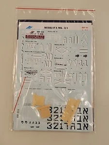 Isra Decal 1/35 Scale Tactical Marking for Merkava Mk.3/4 3D/Baz - Picture 1 of 2