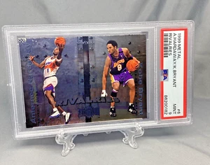 Kobe Bryant PSA 9 MINT 1999-00 Skybox Metal Rivalries Anfernee Hardaway #6R HOF - Picture 1 of 7