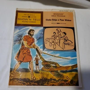 Show'N Tell Phono-Viewers: Elisha Helps a Poor Widow (1975) CBP-130 - Picture 1 of 6