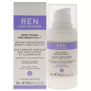 Keep Young and Beautiful Instant Brightening Beauty Shot Eye Lift by REN - 0.5oz - Picture 1 of 1