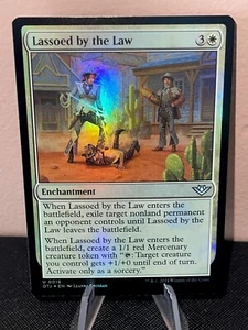 Lassoed by the Law (18) Outlaws of Thunder Junction OTJ (FOIL) (MTG) - Bild 1 von 2