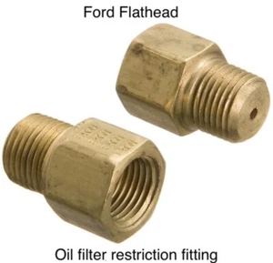 ford flathead oil filter restrictor fitting orifice 8ba Weatherhead 1512 - Picture 1 of 1