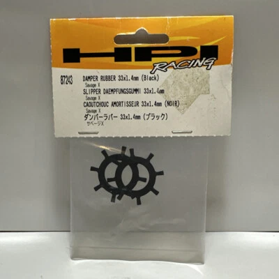 HPI 33x1.4mm (Black) Damper Rubber 87243 NEW - Image 1 of 4