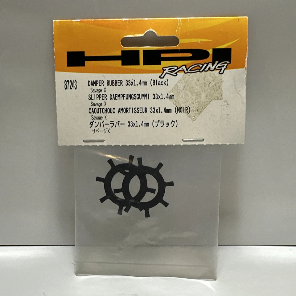 HPI 33x1.4mm (Black) Damper Rubber 87243 NEW - Image 1 of 4