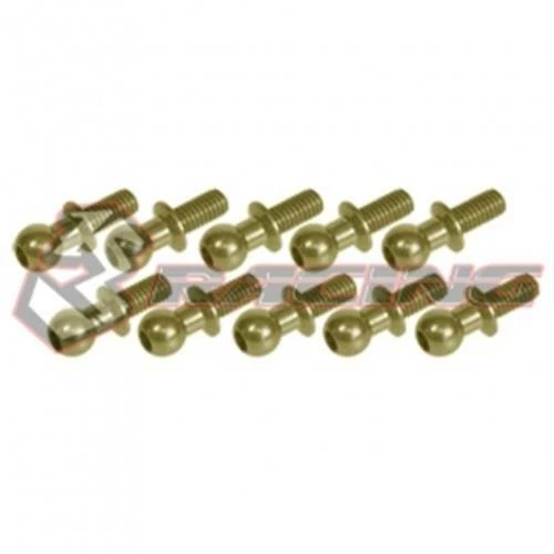 3RACING 3RAC-BS4806/TE Teflon ALLOY 4.8MM Ball Stud L=6 10 pcs   1/10 RC GP EP C - Image 1 of 1