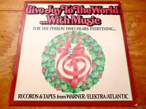 ♫ Give Joy to the World with Music ♫ Rare 1977 Promo Christmas Dbl Vinyl LP 🎅 - Imagen 1 de 3