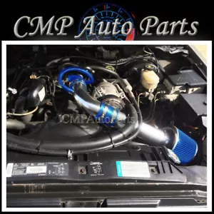 KIT DE ADMISIÓN DE AIRE AZUL AJUSTE 1997-2003 CHEVY S10 GMC SONOMA ISUZU HOMBRE 2,2 L - Imagen 1 de 1