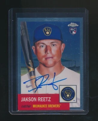 JAKSON REETZ 2022 TOPPS CHROME PLATINUM RC AUTO - Image 1 of 2