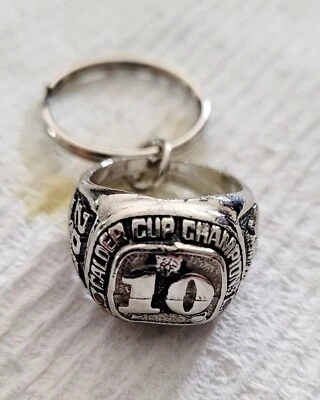 2009 AHL Hershey Bears Calder Cup 10X Champion Ring Keychain - Image 1 of 3