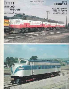 EXTRA 2200 SOUTH #68 ALCO S2, UNION PACIFIC ROSTER, MEXICAN ROSTER SUMMARIES - Picture 1 of 3