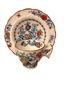 Antique Booths English chinaware "The Pompadour" demitasse cup & saucer set - Picture 1 of 8