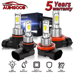 Combo 9005+H11 faros LED bombillas súper brillantes para Toyota Sequoia 2008-2018 - Imagen 1 de 13