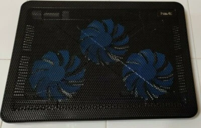 Almohadilla de enfriamiento para computadora portátil Havit HV-F2056 15,6"-17" - delgada portátil alimentada por USB - azul Foto 1 de 3
