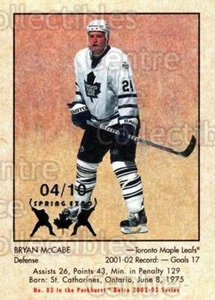 2002-03 Parkhurst Retro Spring Expo #83 Bryan McCabe - Picture 1 of 1