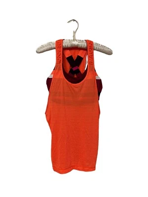 Lululemon Orange Tank Top Built-in Sports Bra /Top Sz.8 Running Yoga Activewear - Image 1 of 4
