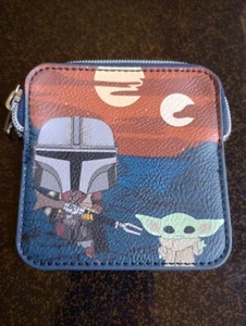 Star Wars: The Mandalorian™ Grogu Funko All-Over Print Coin Wallet Zip Pouch Tasche - Bild 1 von 4