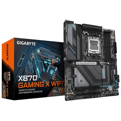 GIGABYTE X870 GAMING X WIFI7 Motherboard - AMD Ryzen 9000 CPUs, 16+2+2 phases  - Image 1 of 4