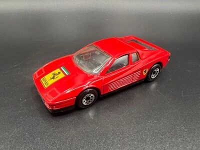 Matchbox Ferrari Testarossa Rojo 1:59 Macao Decente Forma Ligeramente Astillada Foto 1 de 4