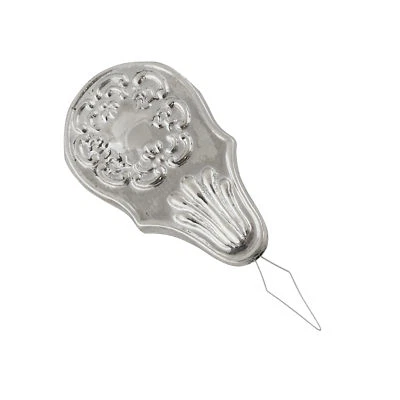 Sewing Needle Threader - 925 Sterling Silver - Antique Replica Embossed Tool  - Image 1 of 4