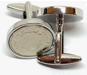 Cufflinks In Argento Premium HT 2007 Per Il 18° Compleanno / Anniversario 2007 - Picture 1 of 2