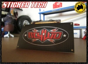 1/10 1/12 1/8 SCALE RC WORKSHOP RC4WD BLACK GARAGE ROCK CRAWLER AXIAL BANNER - Picture 1 of 2