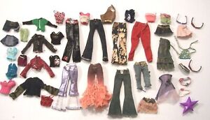 Lot of 40+ Pieces of Bratz Doll Clothing & Accessories & Bonus Doll Parts