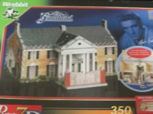 BRAND NEW SEALED ELVIS PRESLEY Graceland PUZZ 3-D Wrebbit Puzzle 350 Pieces