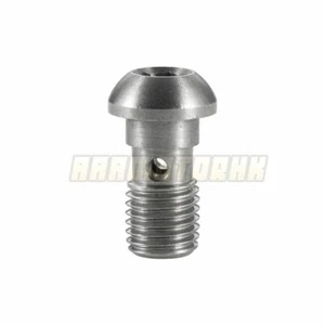 Perno de tubo de aceite de freno universal para motocicleta M10 X 1 mm de acero inoxidable - Imagen 1 de 5