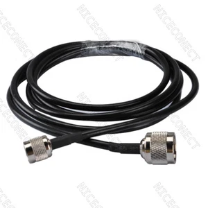 Cable macho (pin hembra) tipo N de 6 pies macho a RP-TNC macho (pin hembra) RG58 para radioaficionados inalámbricos 2M - Imagen 1 de 3