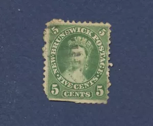 NEW BRUNSWICK - Scott 8 - used - 1860 --a - Picture 1 of 1