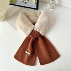 Outdoor Cross Fur Collar Thick Wool Cervical Spine Warm Scarve