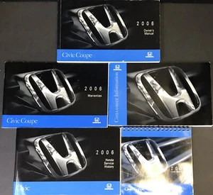 Honda Civic 2006 cupé conjunto manual del dueño. Manual original de Honda. #HO-16 - Imagen 1 de 8